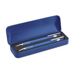 Guľôčkové pero a ceruzka, modrá náplň